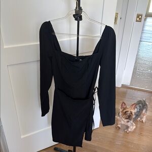 Abercrombie & Fitch Black Long Sleeve Dress